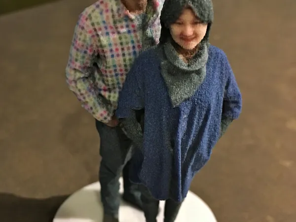 Figurka personalizowana — miniatura postaci ze skanu 3D (3D selfie)